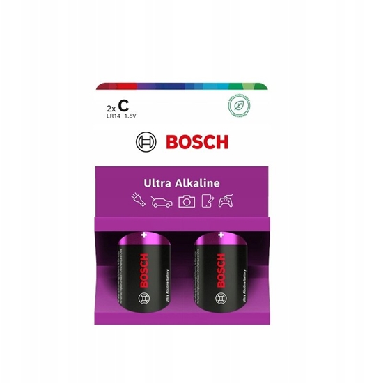 Picture of BATERIA BOSCH 2SZT C ULTRA ALKALINE LR14UA2B/00