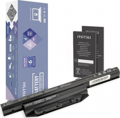 Изображение Bateria Mitsu Bateria do Fujitsu Lifebook E753 4400 mAh (48 Wh) 10.8 - 11.1 Volt