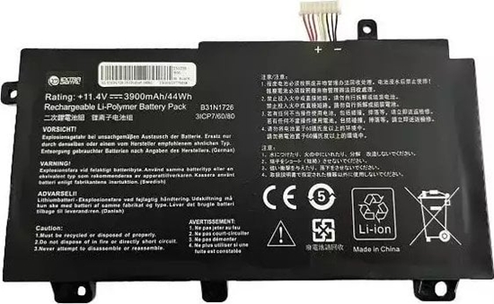 Изображение Bateria Extra Digital Neiojamo kompiuterio baterija ASUS B31N1726, 3900mAh, Extra Digital Advanced