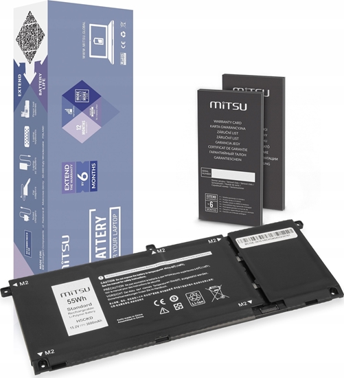 Picture of Bateria H5CKD do Dell Inspiron 5400 5401 5402 5406 5501 5508  3600 mAh (55 Wh) 15.2V