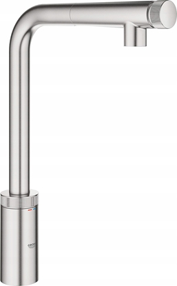 Picture of Bateria kuchenna Grohe Kitchen faucet with pull-out shower Grohe Minta Smartcontrol, 31613DC0, stainless steel. steel