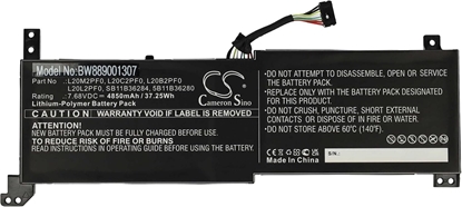 Изображение Bateria Lenovo Bateria do laptopów Lenovo 38Wh 7.68V