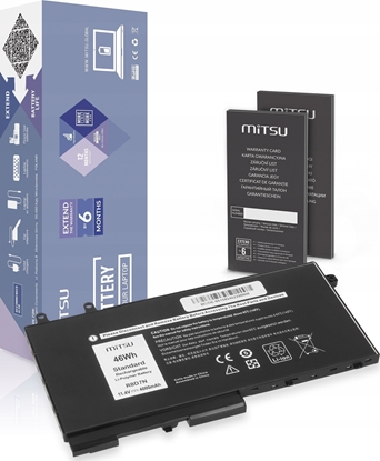 Изображение Bateria R8D7N do Dell Latitude 5410 5411 5500 Precision 3541 3550 - 11.4V 4000 mAh (46 Wh) 11.4V