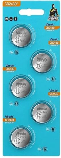 Picture of Baterie litowe CR2430 Vinnic 5 szt.