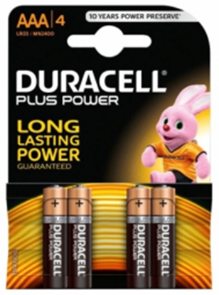 Picture of Baterijas Duracell AAA Alkaline 4pack