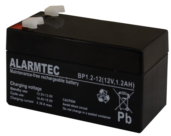 Picture of BATTERY 12V 1.2AH VRLA/BP1.2-12 ALARMTEC EMU