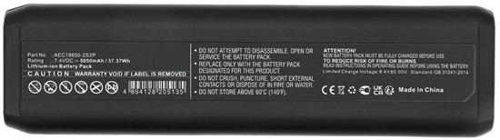 Picture of Battery Li-ion Black 7.4V