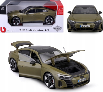 Attēls no Bburago 2022 Audi RS E-Tron GT Green 1:18 BBURAGO