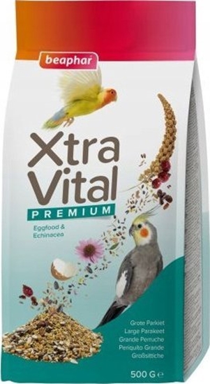 Picture of Beaphar BEAPHAR - XTRA VITAL 500g DUE PAPUGI     SUCHY POKARM  /6