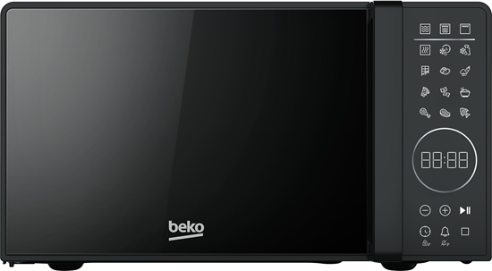 Picture of Beko BMGB25353B Microwave oven with Grill, Freestanding, Capacity 20 L, Microwave Power 700 W, Touch display, Black | BEKO
