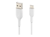 Picture of Belkin USB-C/USB-A Cable 15cm PVC, white CAB001bt0MWH