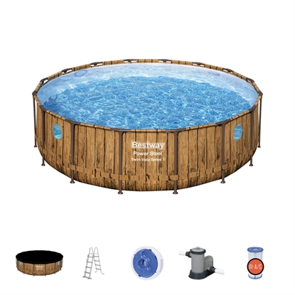 Attēls no Bestway 56725 Power Steel Swim Vista Series Pool Set