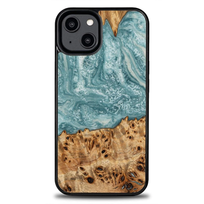 Attēls no Wood and resin case for iPhone 15 Plus Bewood Uniq