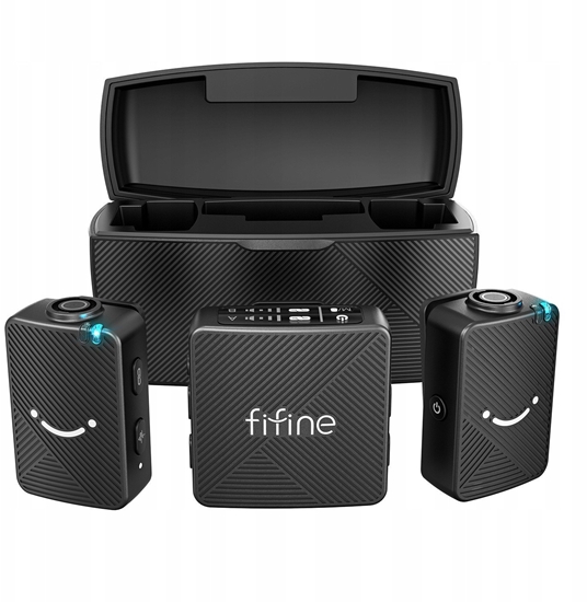 Изображение Bezprzewodowy mikrofon krawatowy Fifine M9