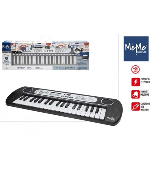 Изображение Bērnu sintezators 37 taustiņi (USB uzlāde) 54 cm CB47184