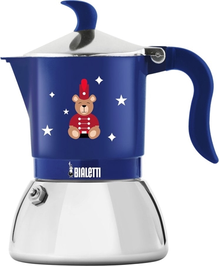 Picture of Bialetti - kawiarka Fiammetta Induction Joyful Christmas 2tz niebieska