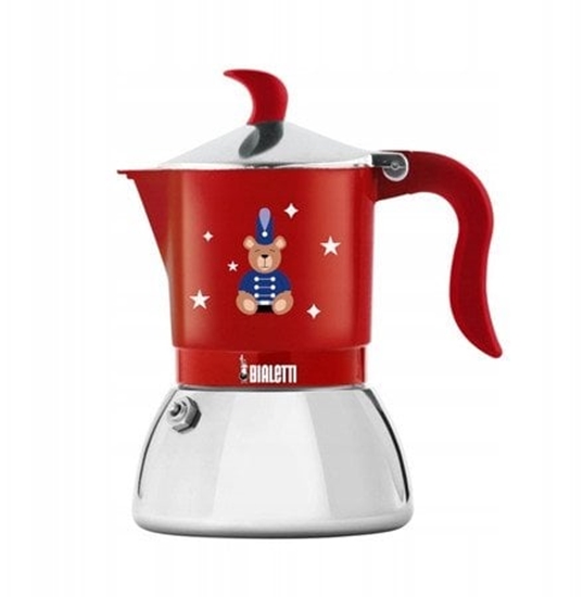 Picture of Bialetti - kawiarka Fiammetta Induction Joyful Christmas 4tz czerwona