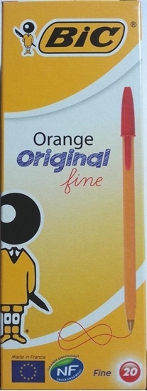 Изображение Bic Dugopis Orange Original czerwony (20szt) BIC