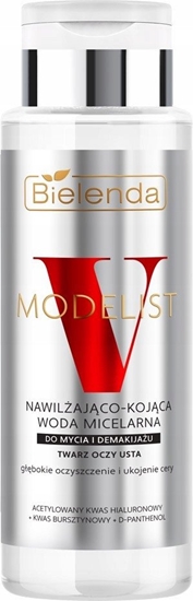 Picture of BIELENDA V-MODELIST Nawilajco - kojca woda micelarna do mycia i demakijau twarzy, oczu i ust 400 ml