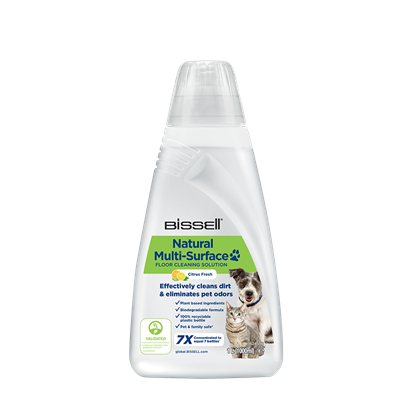 Picture of Bissell Natural Multi-Surface Pet Floor Cleaning Solution for CrossWave, SpinWave, SpinWave Robot & HydroWave machines, 2000 ml