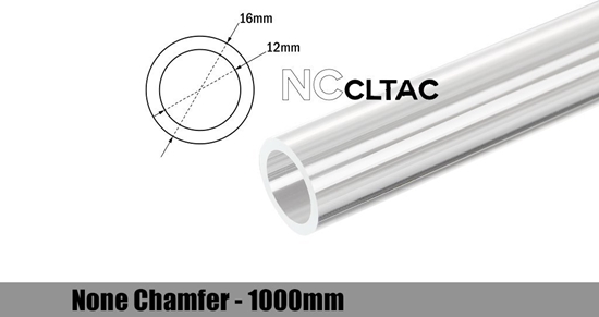 Изображение BitsPower Bitspower Crystal Link Tube 16/12mm - 1000mm, transparent