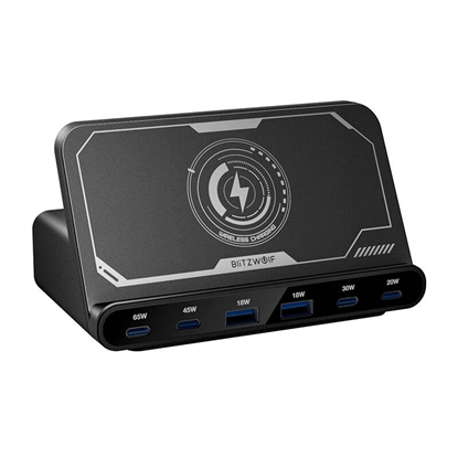 Picture of Blitzwolf BW-S27 160W, 2xUSB-A, 4xUSB-C, 15W wirel