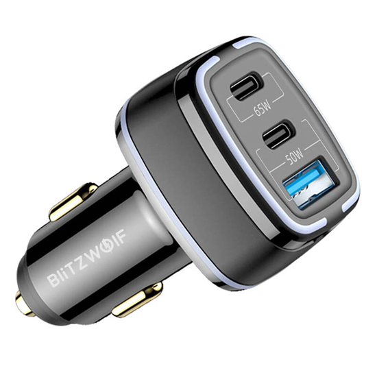 Picture of BlitzWolf BW-BC4 115W 3-Port USB PD car charger
