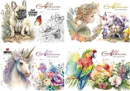 Picture of Blok rysunkowy A4/12K 100g/m2 FRESH