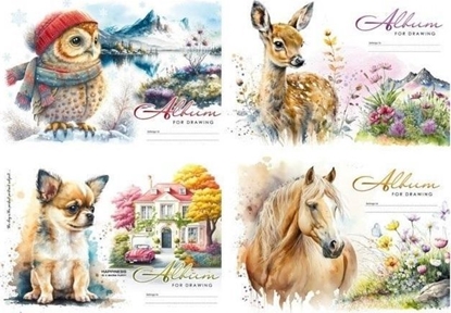 Picture of Blok rysunkowy A4/24K 100g/m2 FRESH