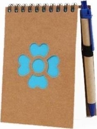 Picture of FANDY Blok spirala Eco* Flower z dugopisem