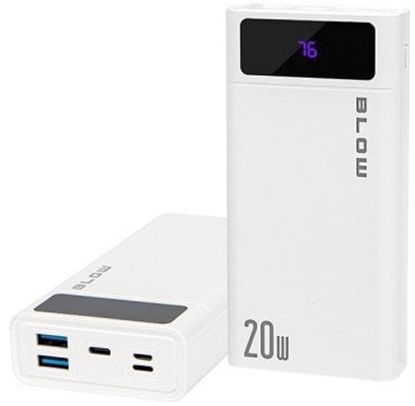 Attēls no PowerBank PB20E QC+PD 20W 20000mAh+lightning Biały 