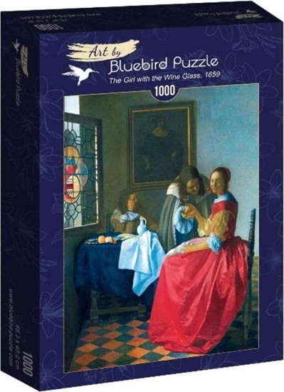 Picture of Bluebird Puzzle Puzzle 1000 Vermeer Dziewczyna z kieliszkiem wina