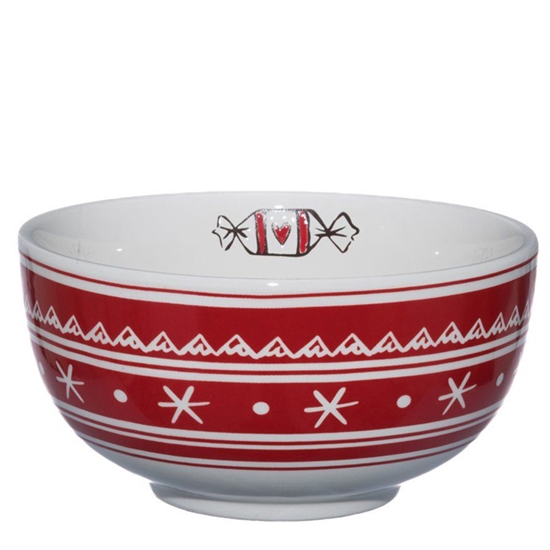 Picture of Bļoda Winteria crown 750ml balta, sarkana