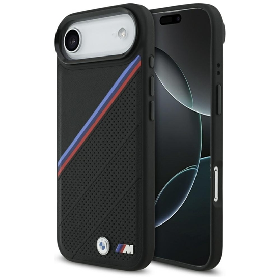 Изображение BMW M Tricolor Metal Logo MagSafe Case for Apple iPhone 17 Air