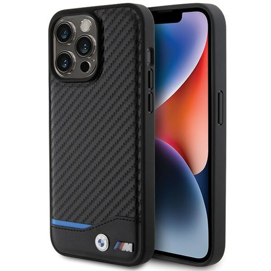 Изображение BMW PU Carbon Case for Apple iPhone 15 Pro Max