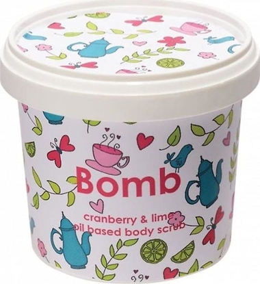 Изображение Bomb Cosmetics BOMB COSMETICS_Cranberry Lime Shower Scrub peeling cukrowy pod prysznic urawina Limonka 400g