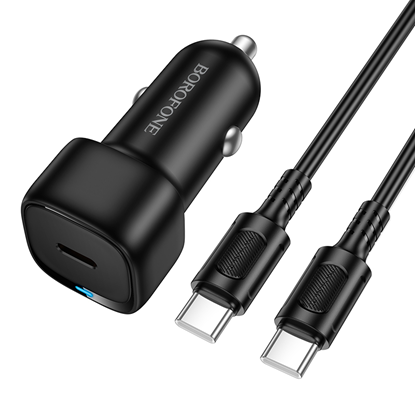 Изображение Borofone Car charger BZ34A Cloud - Type C - PD 20W