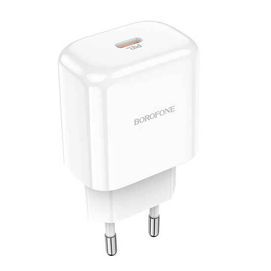 Picture of Borofone N3 lādētājs USB-C | 3A | 20W balts