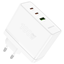 Attēls no Borofone Wall charger BN11 Imperial - USB + 2xType
