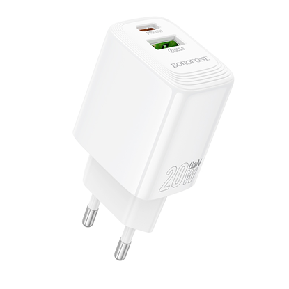 Attēls no Borofone Wall charger BN27 Fuente - USB + Type C -