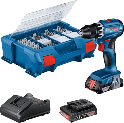 Picture of Bosch GSR 18V-45 (2x2,0Ah, 82AC, L-Case