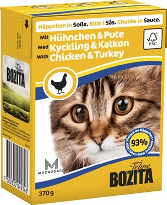 Picture of Bozita Kurczak & indyk w sosie - 370g