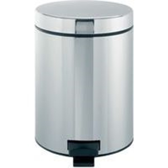 Picture of BRABANTIA atkritumu tvertne ar pedāli NewIcon  3 l  Brilliant Steel 113147