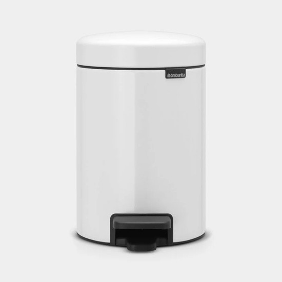 Picture of BRABANTIA atkritumu tvertne ar pedāli NewIcon, 3 l, White
