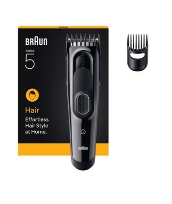 Picture of Braun Hair Clipper | HC5510 Series 5 | Cordless | Number of length steps 9 | Black