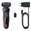 Picture of Braun Shaver 51-R1000s Operating time (max) 50 min, Wet & Dry, Black/Red