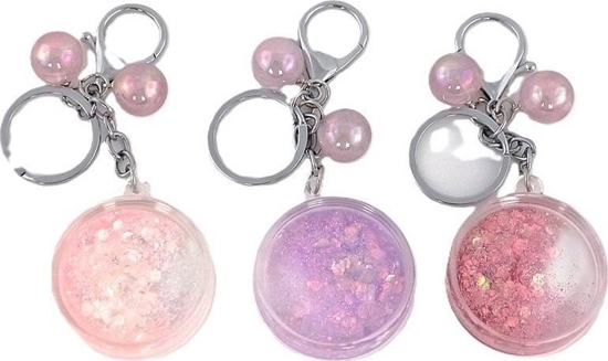 Изображение Breloczek Adar Brelok kóko z wod i brokatem p12 mix 512481 cena za 1 szt