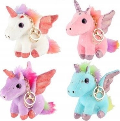 Изображение Breloczek Adar Zwierztko brelok pluszowy Dinozaur 548640 mix Cena za 1szt