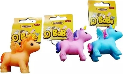 Attēls no Breloczek Hipo Brelok Jednoroec 5cm z groszkiem A243-K mix p6 cena za 1 szt