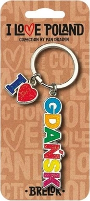 Attēls no Breloczek Pan Dragon Brelok I love Poland Gdask ILP-BRE-B-GD-06